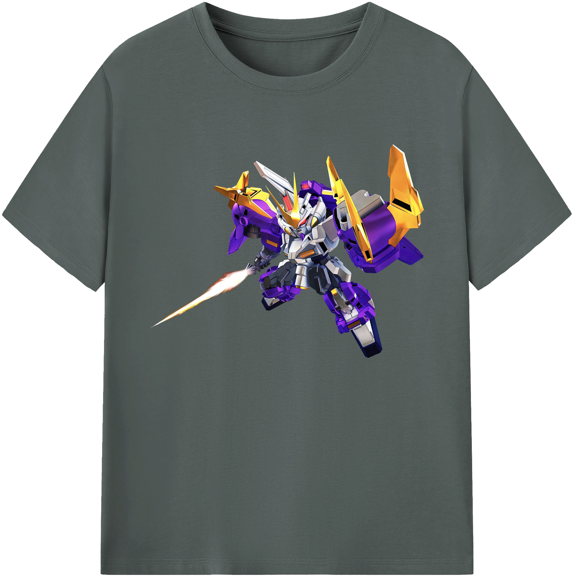 （画像用） 機動戦士ガンダム Mobile Suit Gundam 綿100％ メンズ半袖Tシャツ｜肌触りやわらか＆通気性